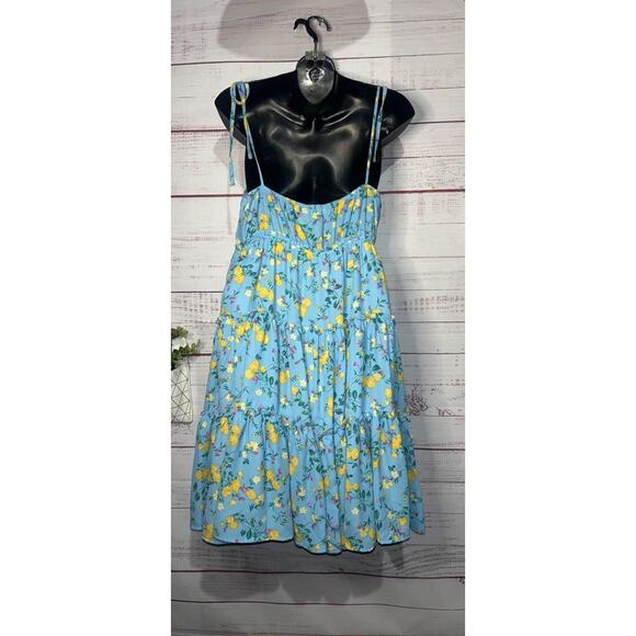 Blu Pepper | Blue & Yellow Rosie Dress | Women’s Large - Picture 3 of 4